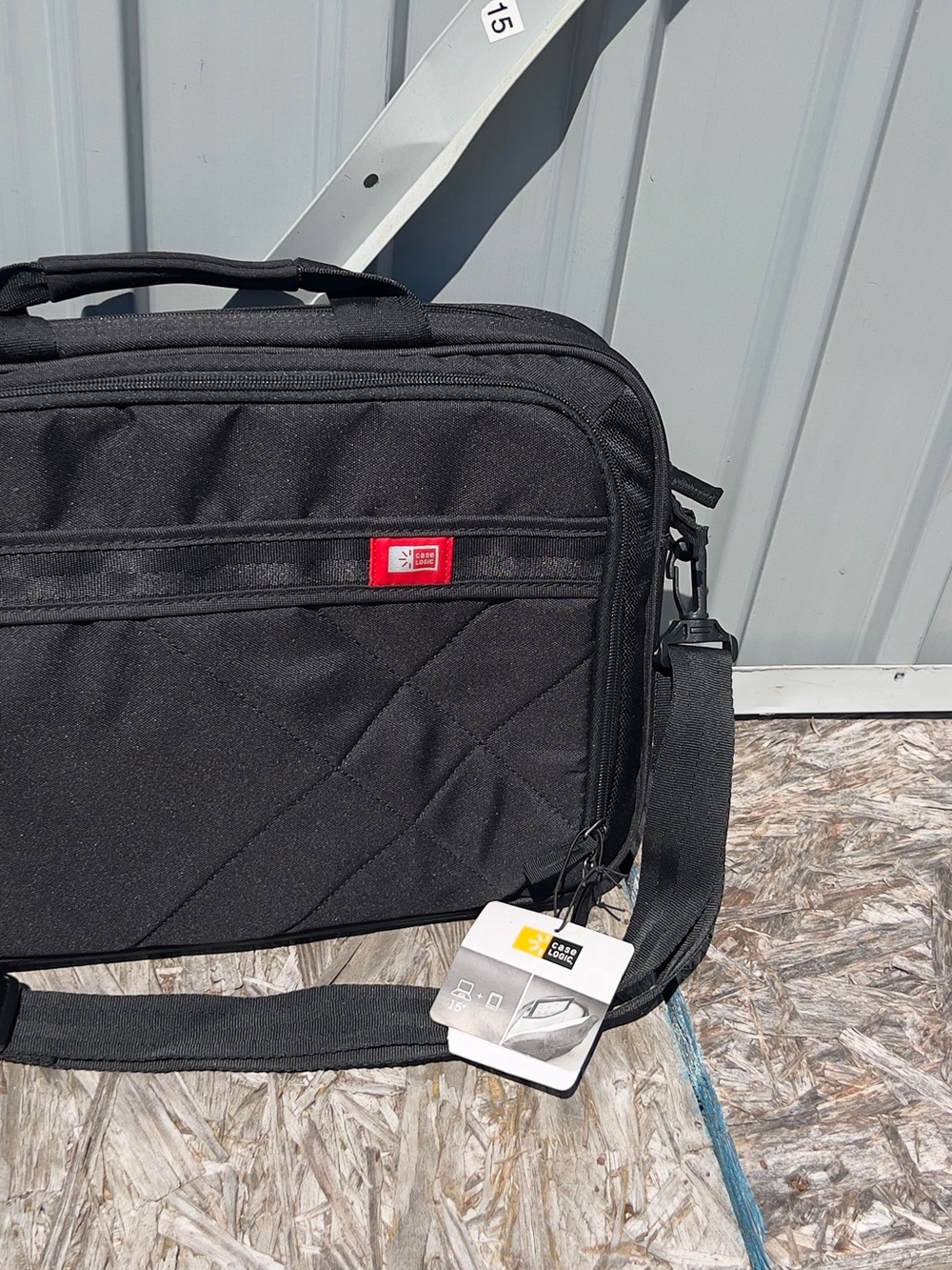 Black Laptop Briefcase - Slim Carry Bag